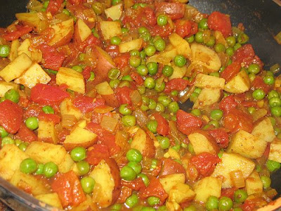 Mutter Recipe Riya's Recipe Blog: Aloo Mutter