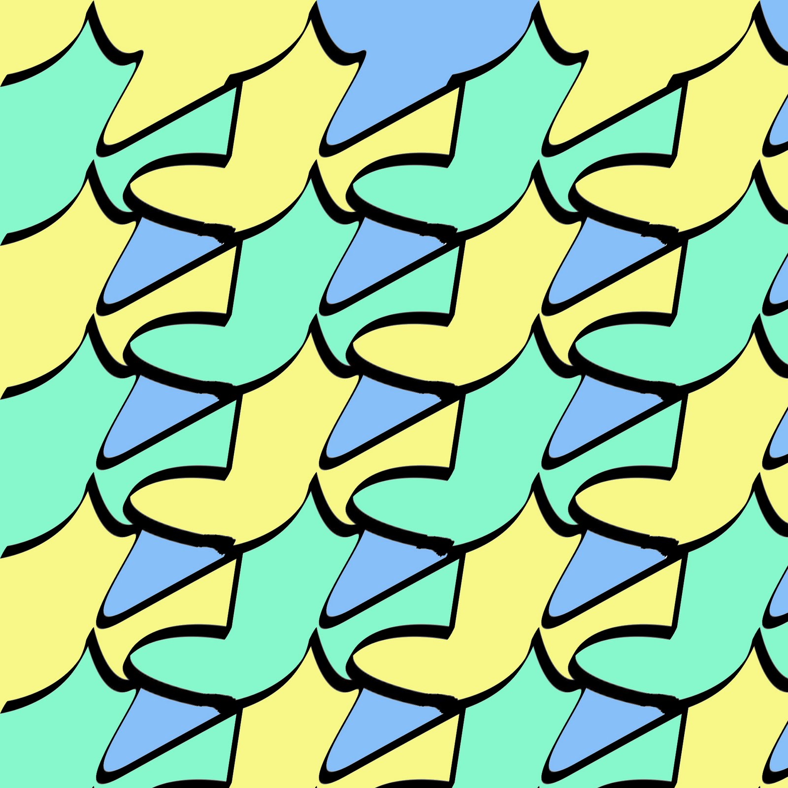 Two Dimensional Design Fall 2009 Tesselation Art