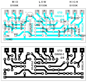 PCB layouts for diy stompboxes: Sansamp GT-2 and BDDI 3-band EQ