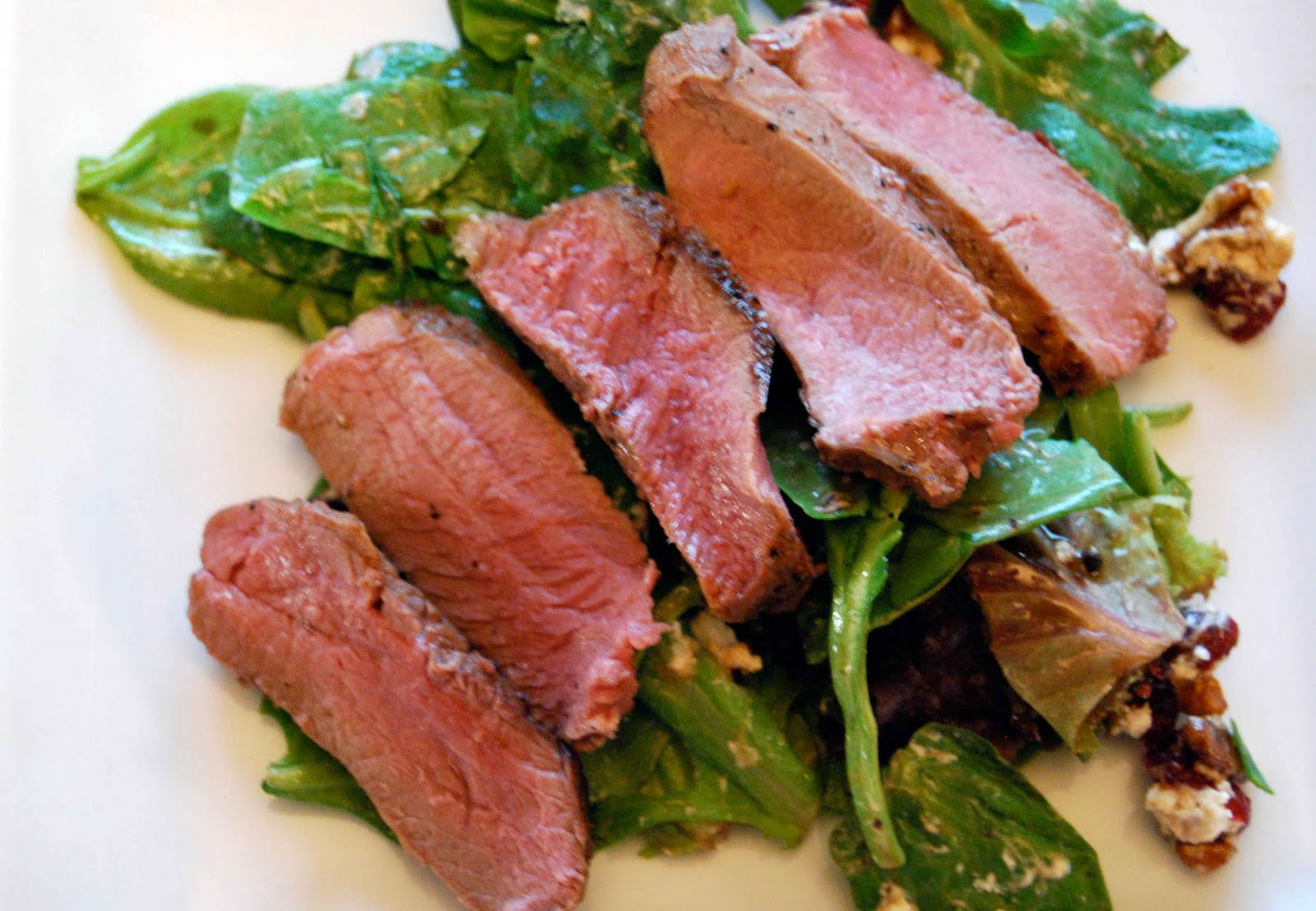 A Less Processed Life What's For Dinner Venison Steak Salad