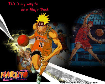 Naruto play basket ball