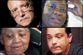 Clockwise from top left: Roy Parker, Julie Williams, Elijah Hackett III and Ruth Robinson.