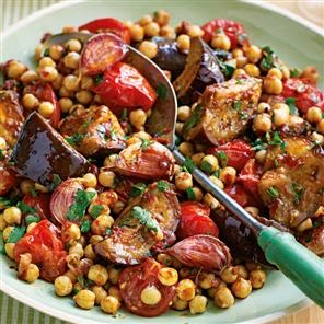 LEBANESE RECIPES: Moroccan vegetables and chickpeas recipe