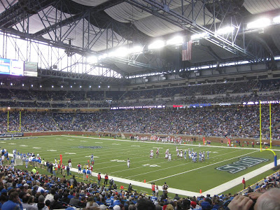view from the lower bowl, ford field, detroit lions view from the lower bowl, ford field, detroit lions