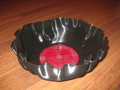 bowl i made by melting record in oven, easy, temperature, time bowl i made by melting record in oven, easy, temperature, time