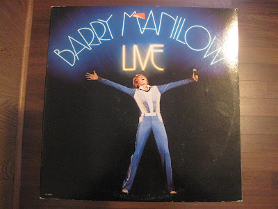 barry manilow live, record, album cover, melting records