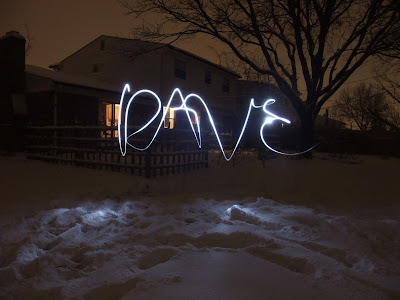 photography, write your name with sparklers, at night, long exposure