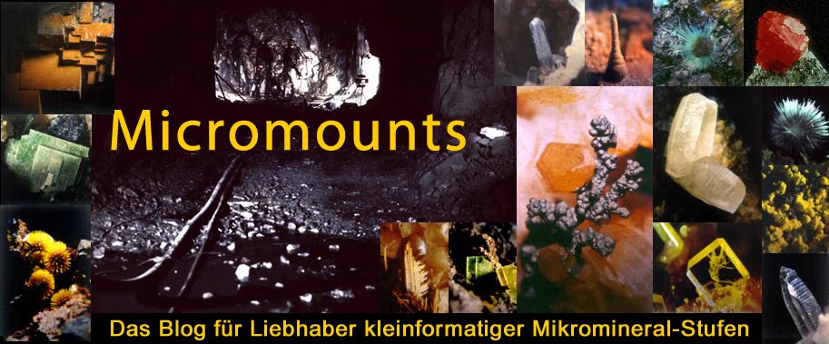 MICROMOUNTS - Das Blog für Liebhaber kleinformatiger Mikromineral-Stufen