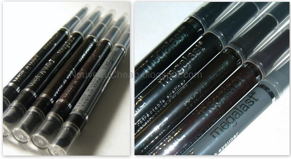 New Wet n Wild Megalast Retractable Eyeliners Nouveau Cheap