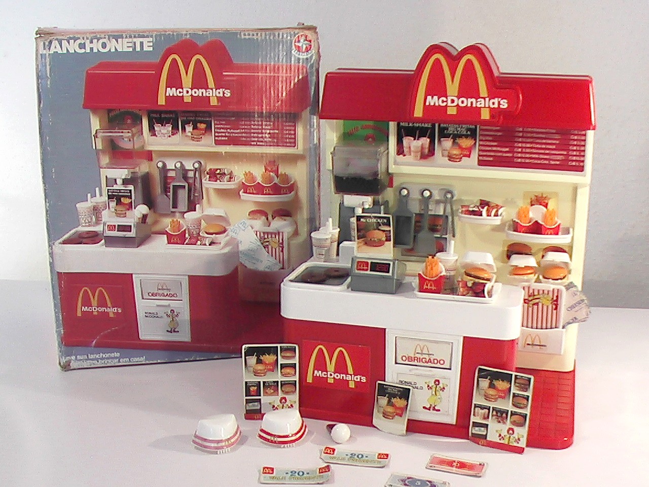 KIRINILAS BRINQUEDOS ANTIGOS: LANCHONETE DO MC DONALDS (ESTRELA, DÉC.80/90)
