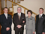 right:Elder Matthew Otis then Sister Allen, President Allen and Companion