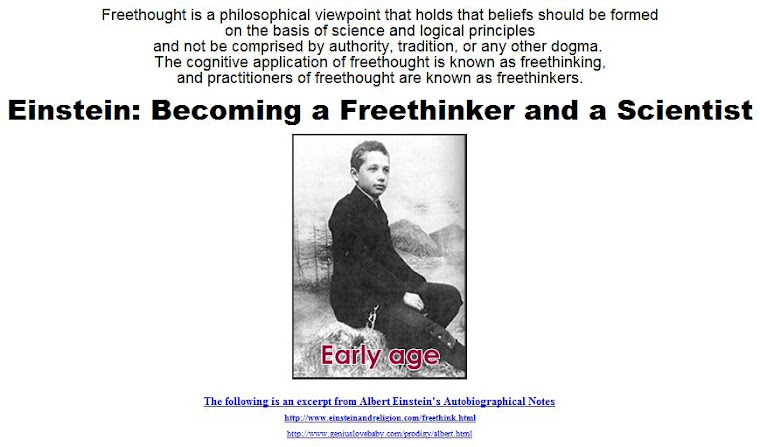 Becoming a Freethinker and a Scientist.