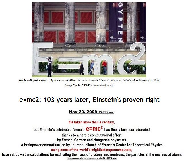 103 years later, Einstein's proven right
