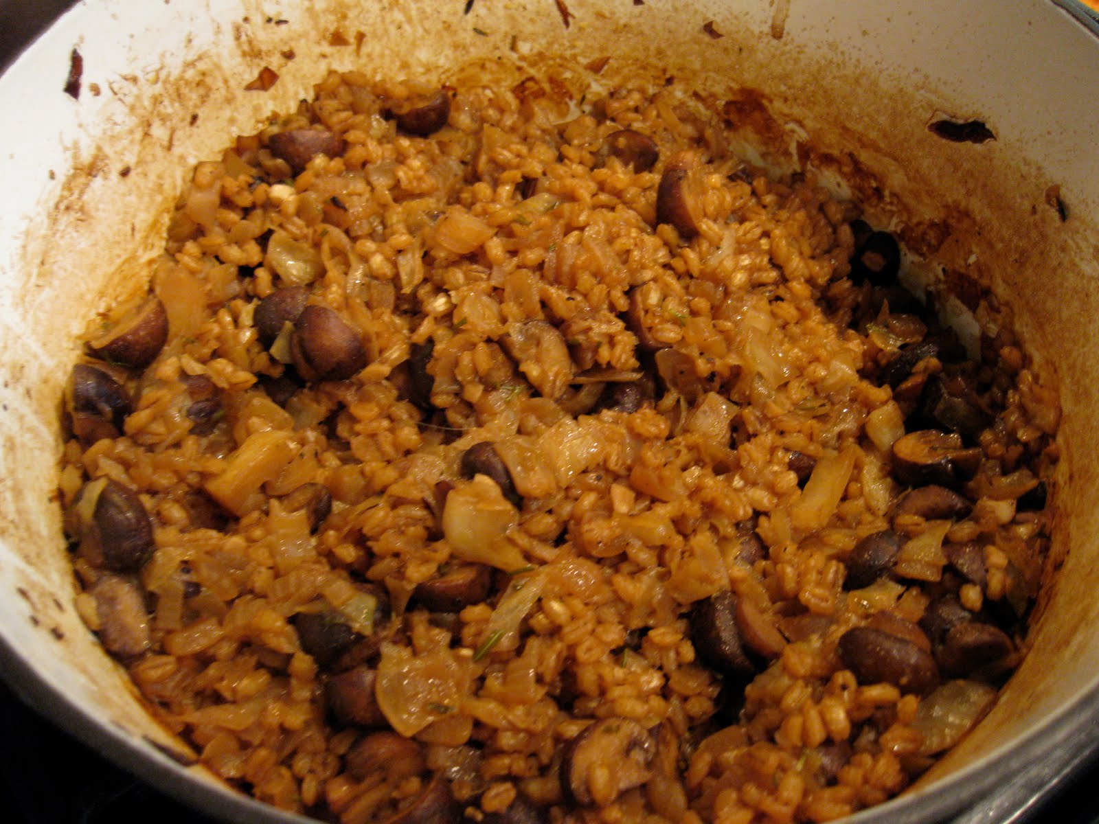 Good Clean Fun: Baked Barley with Mushrooms