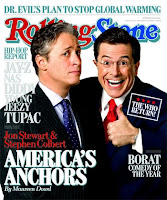 John Stewart and Stephen Colbert