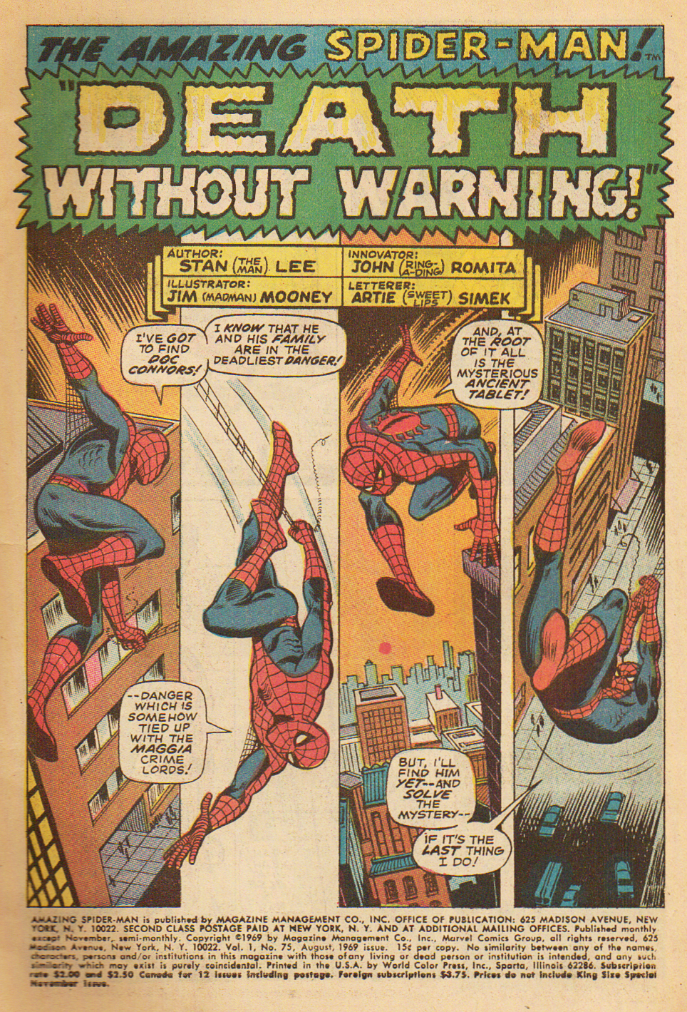 The Amazing Spider-Man #75 | Spider-Man Online