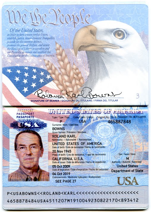 Паспорт гражданина сша