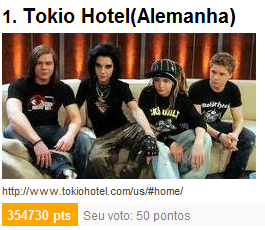 Terra Brasil - Vota Tokio Hotel