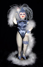 Chantilly, Vegas Queen 18" Cloth Doll OOAK