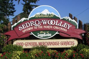 Sedro-Woolley welcome sign