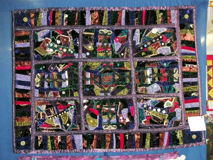 Woolley Fiber Quilters Embellished quilts