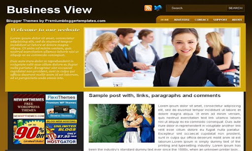 Business View Blogger Template
