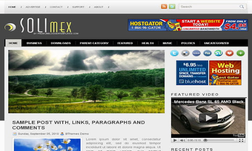 SoliMex Blogger Template