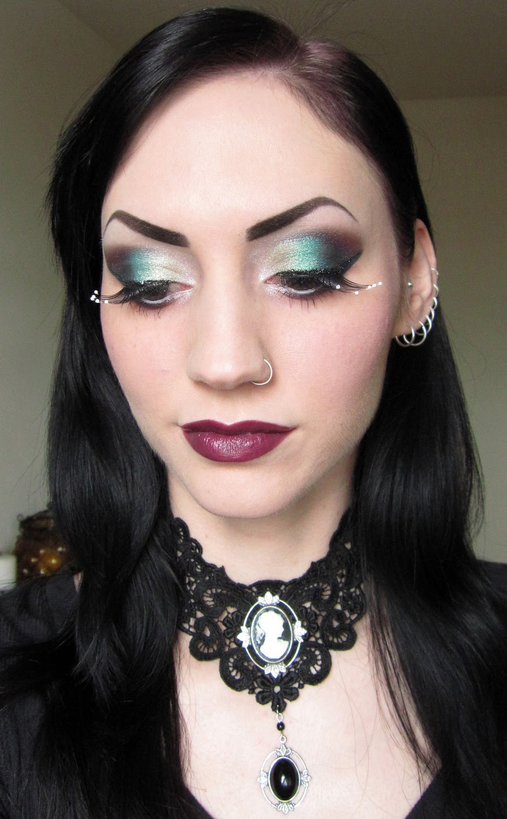 Glitter is my Crack: Green, Teal, Blue & Purple Makeup look + Picture ...