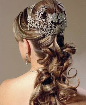 penteado de noiva elegante