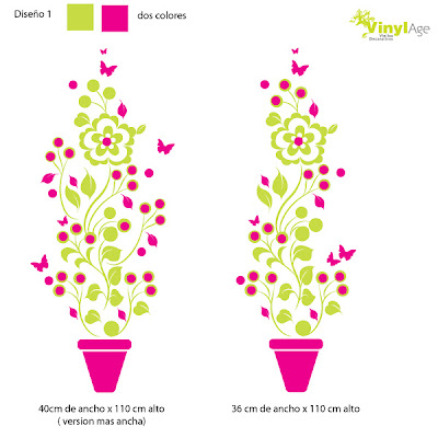 Vinilos florales infantiles Vinilos florales infantiles