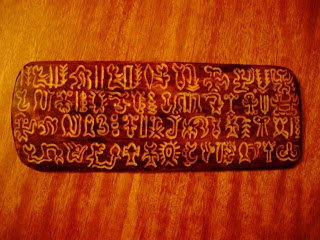 Arte Rústico Rapa Nui: Rongo Rongo Rapa nui