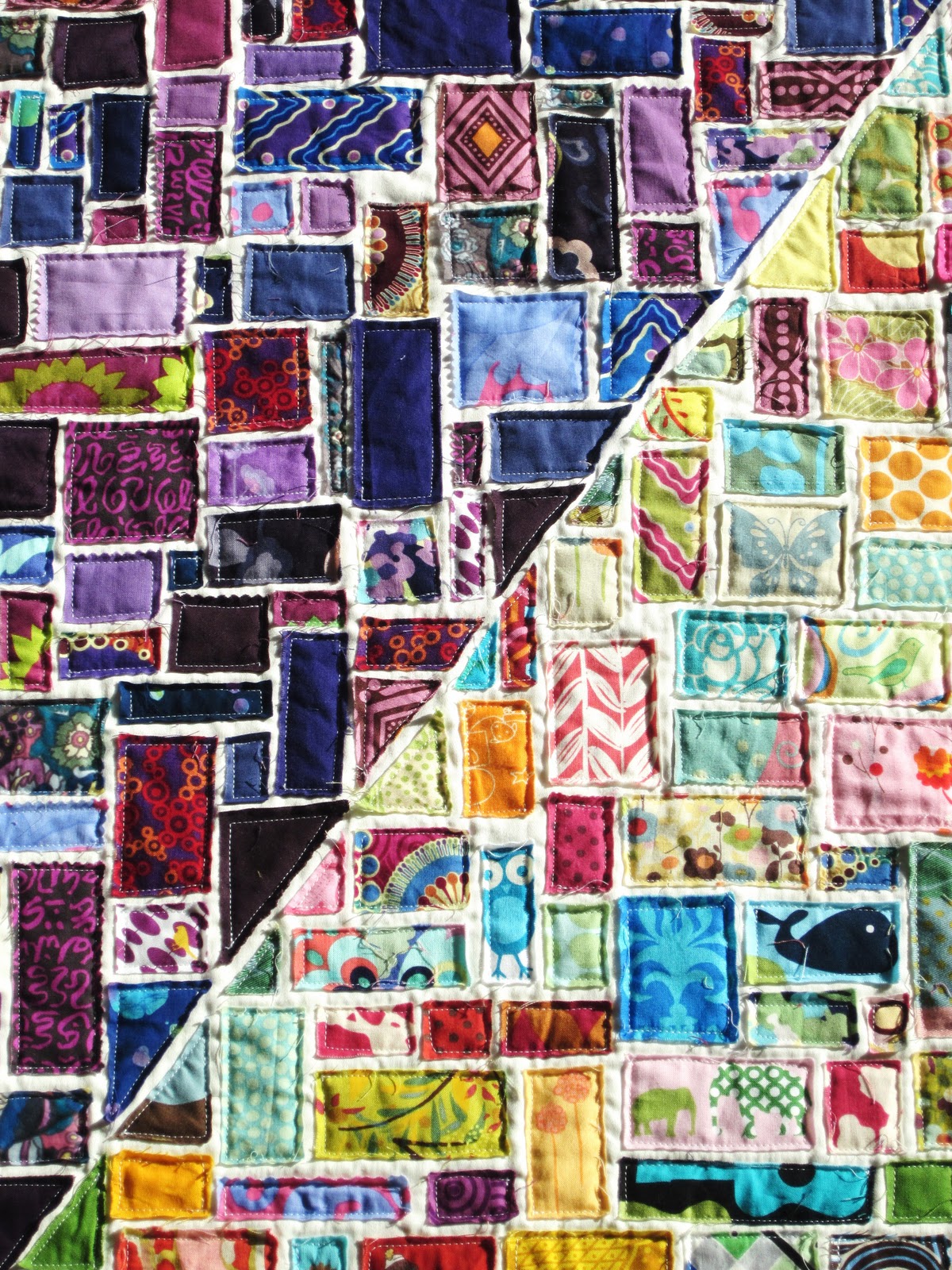 PinkPlease! Ticker Tape Quilt... let the obsession begin!