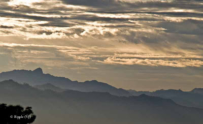 Posted by Ripple (VJ) : My Homoetown : Hamirpur, Himachal Pradesh : Mountain range near bhota @ Hamirpur 
