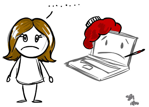 estudio martita: My Mac is sick.