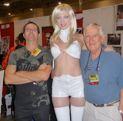 dougsneyd: Katherine Curtis from Naked News Stops by Doug's Booth