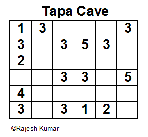 Logical Problems: Tapa Cave