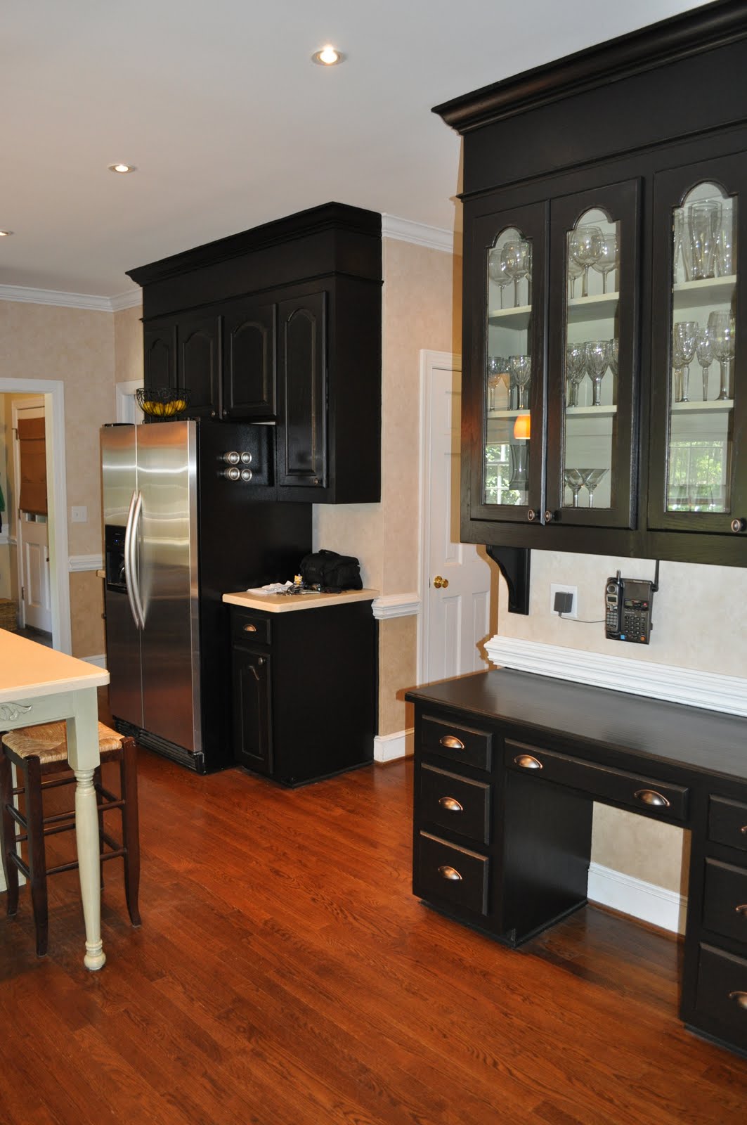 The Collected Interior Black Painted Kitchen Cabinets Lacquer