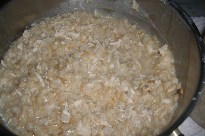 Keşkek - Servieren mit Butter