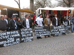 Manifestação contra aterro em Palme em zona REN