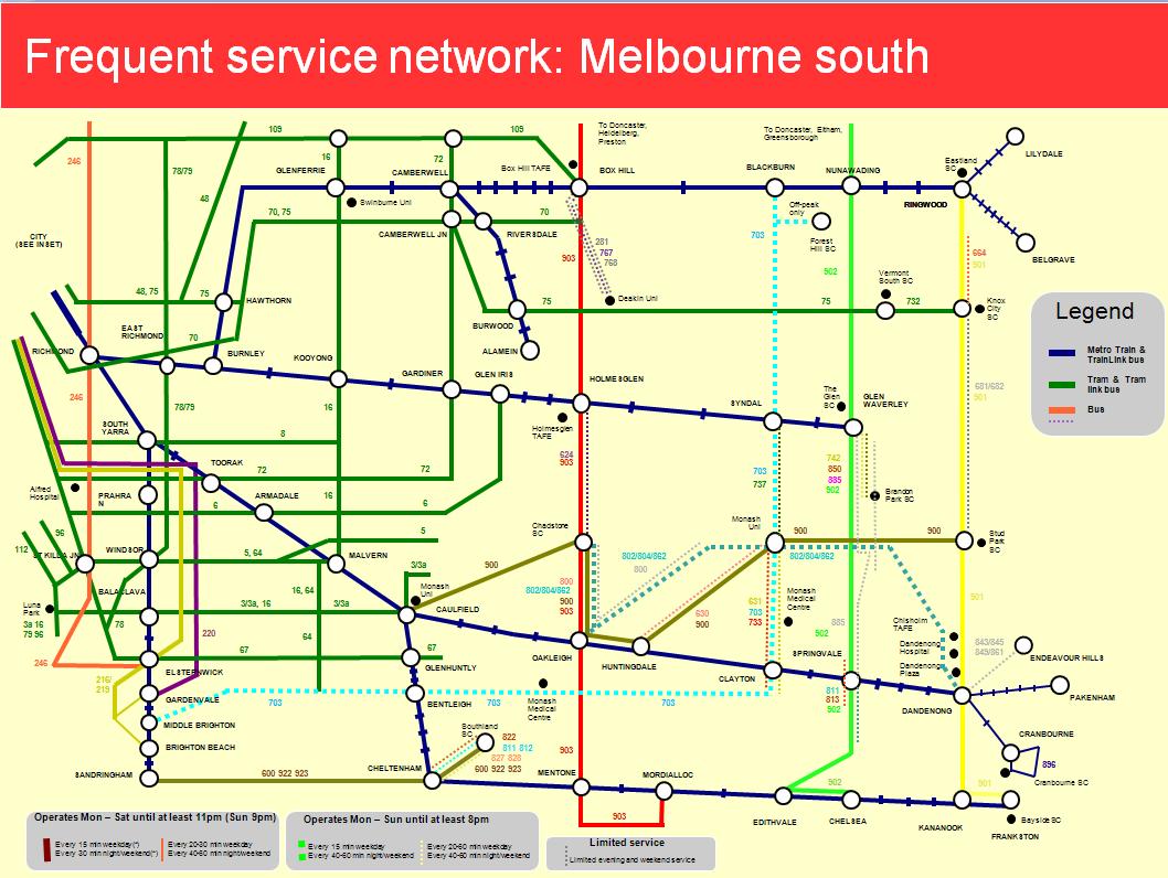 Карта мельбурна