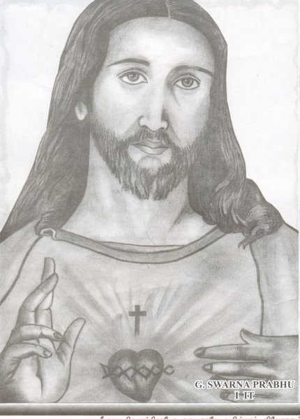 The Face Of God jesus christ picture Pencil sketching Passion of christ ...