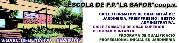 ESCOLA DE F.P."LA SAFOR"coop.v.