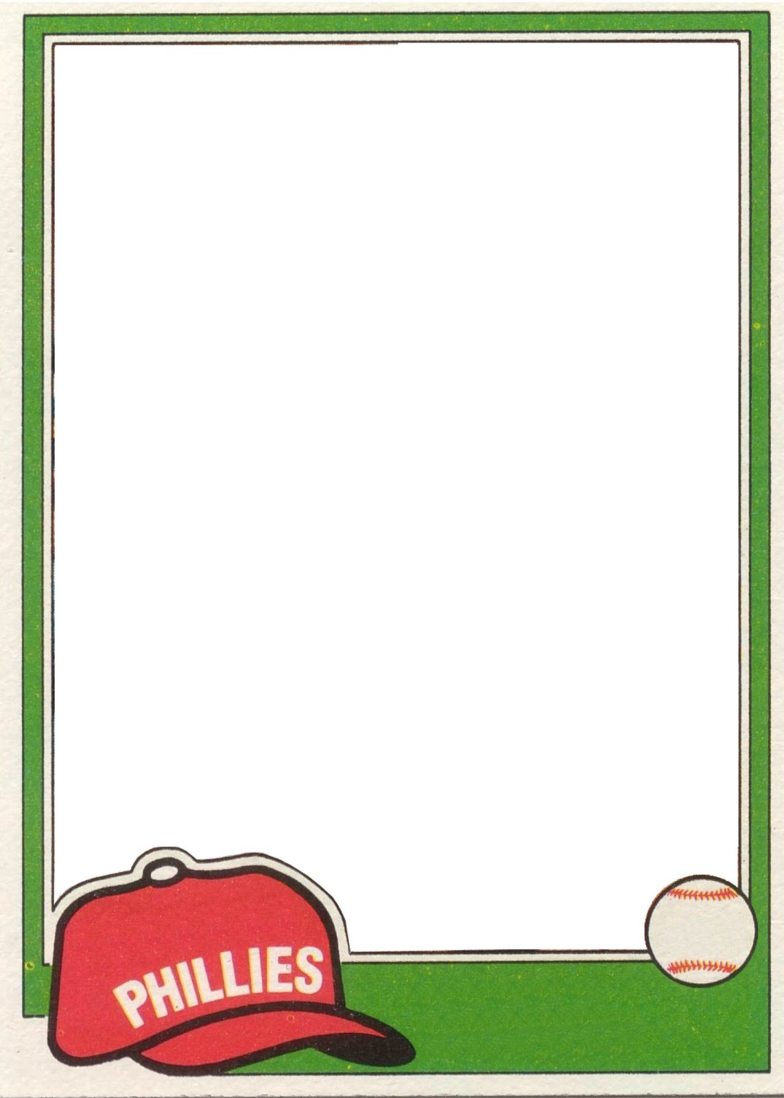 Custom Baseball Cards Template