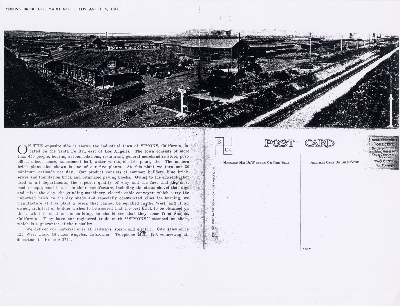 Los Angeles Revisited Simons Brick Co. and Early L.A. Brickyards