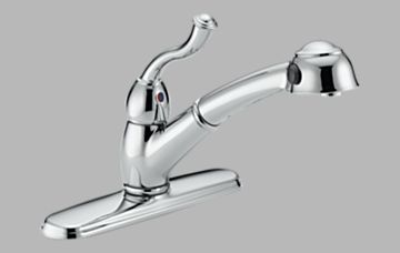 Delta saxony single-handle faucet