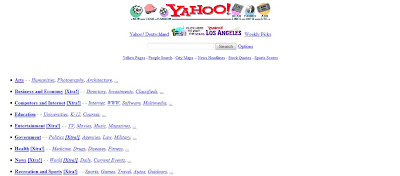 Lloyd Roberson's Design Journal: Evolution of Yahoo! 11-24-09