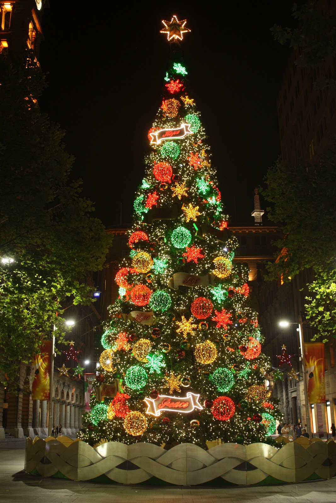 Sydney City and Suburbs Martin Place, Christmas Tree