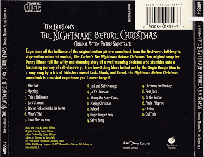 SOUNDTRACK CENTRAL: The Nightmare Before Christmas