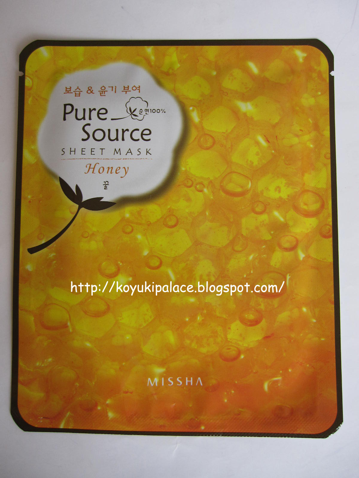 Koyuki Palace 小雪の城堡 Innisfree Natural Essential Honey Sheet Mask
