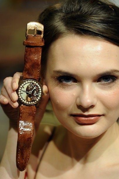 images actress hollywood naked: Chocolate Exhibition in Hong Kong